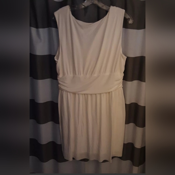Sleeveless White Dress Simply Styled By Sears - Picture 3 of 3